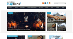 Desktop Screenshot of mehach-magazine.com